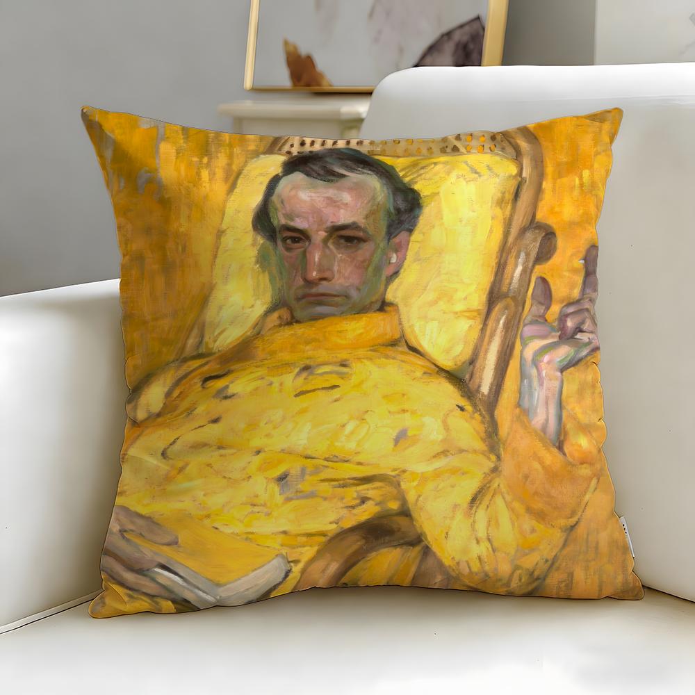 classic artist Frantisek Kupka Cushion Cover Soft EasyWash Pillow Case Versatile for Couch Bed Travel and Office