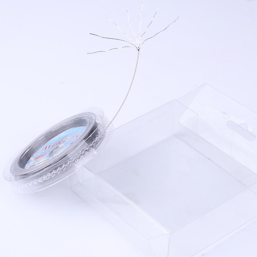 FTK Рыболовная леска из 7-прядной плетеной проволоки, 10 м, 10-60 фунтов