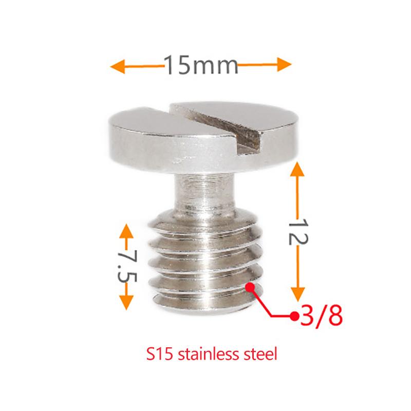 Винт адаптера быстросъемной пластины. Винт штатива с D-образным кольцом 1/4 дюйма. Монтажный адаптер.