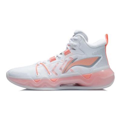 Li Ning Liren 2 Плоская амортизация Скользкая подошва Износостойкие Покрытие Поддержка Средняя высота Баскетбольные кроссовки Мужские ABAR087-2