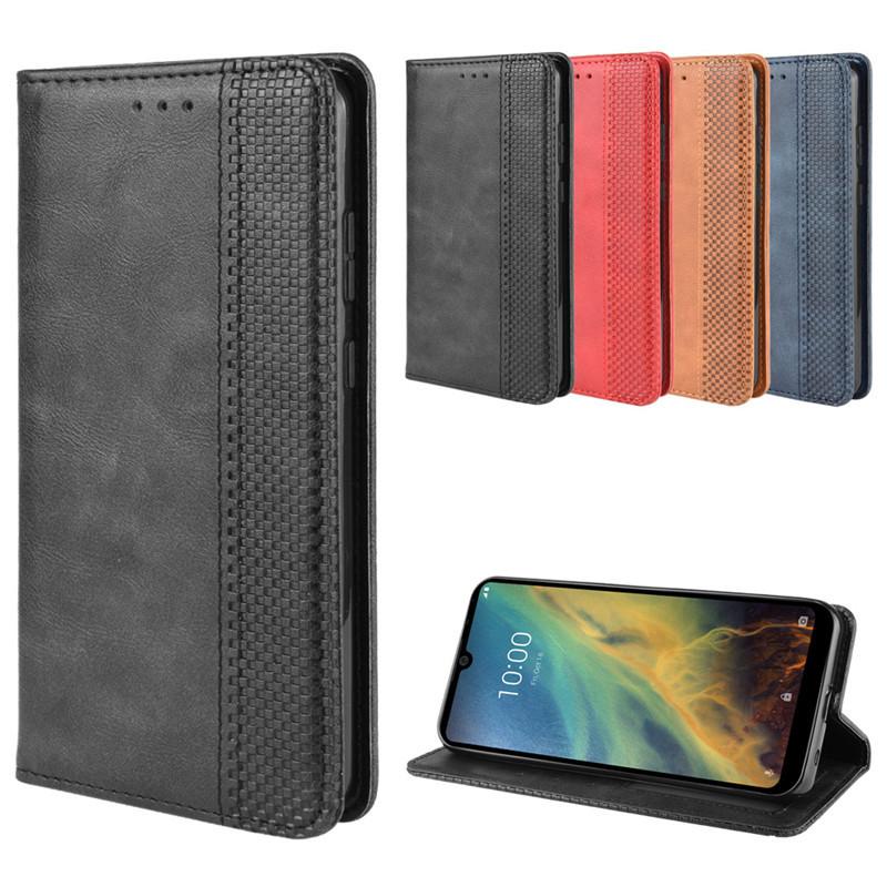 Suitable for ZTE A5 2019 phone case, ZTE Blade A5 2020 phone leather case, magnetic flip cover with card slot