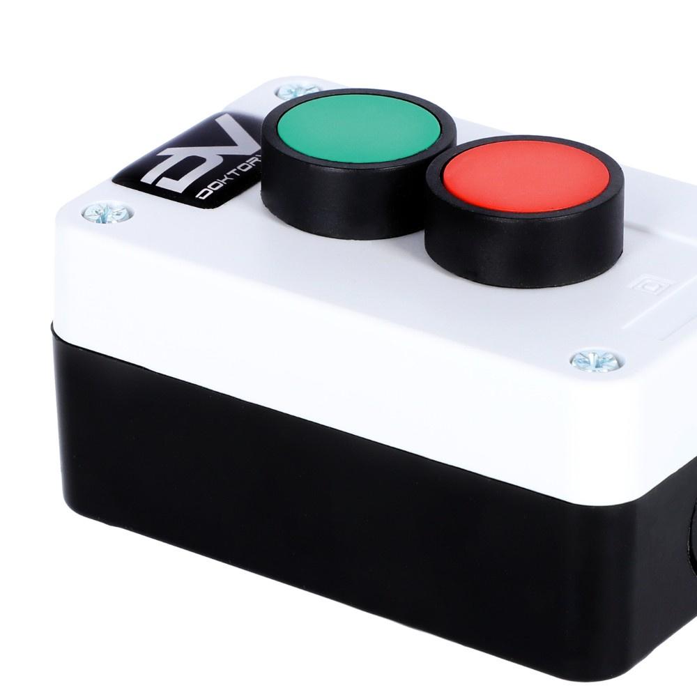 Kaseta Sterownicza Obudowa 2 Przyciski 10A 230V Ip65 Przycisk