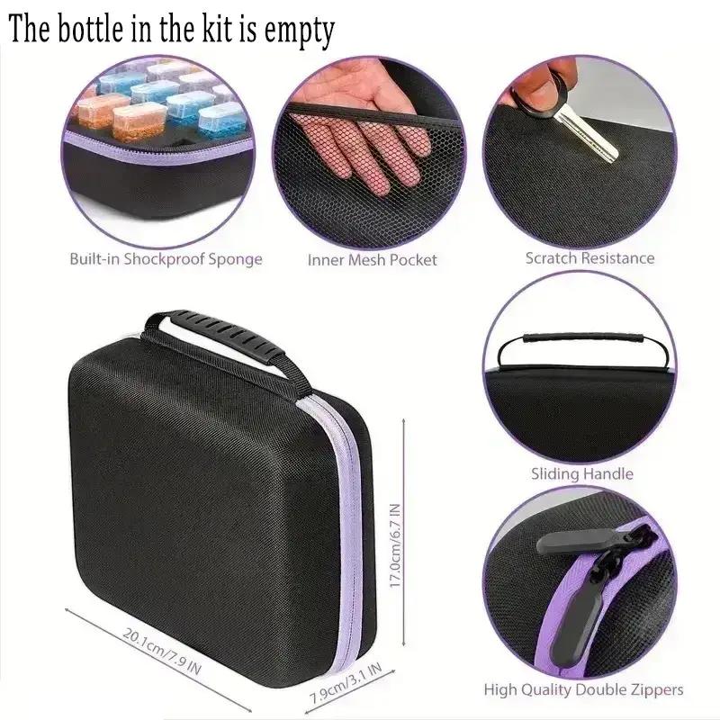 DIY алмазная живопись 30 слотов набор аксессуаров для алмазной живописи для алмазного искусства горный хрусталь ювелирные бусины органайзер и хранение