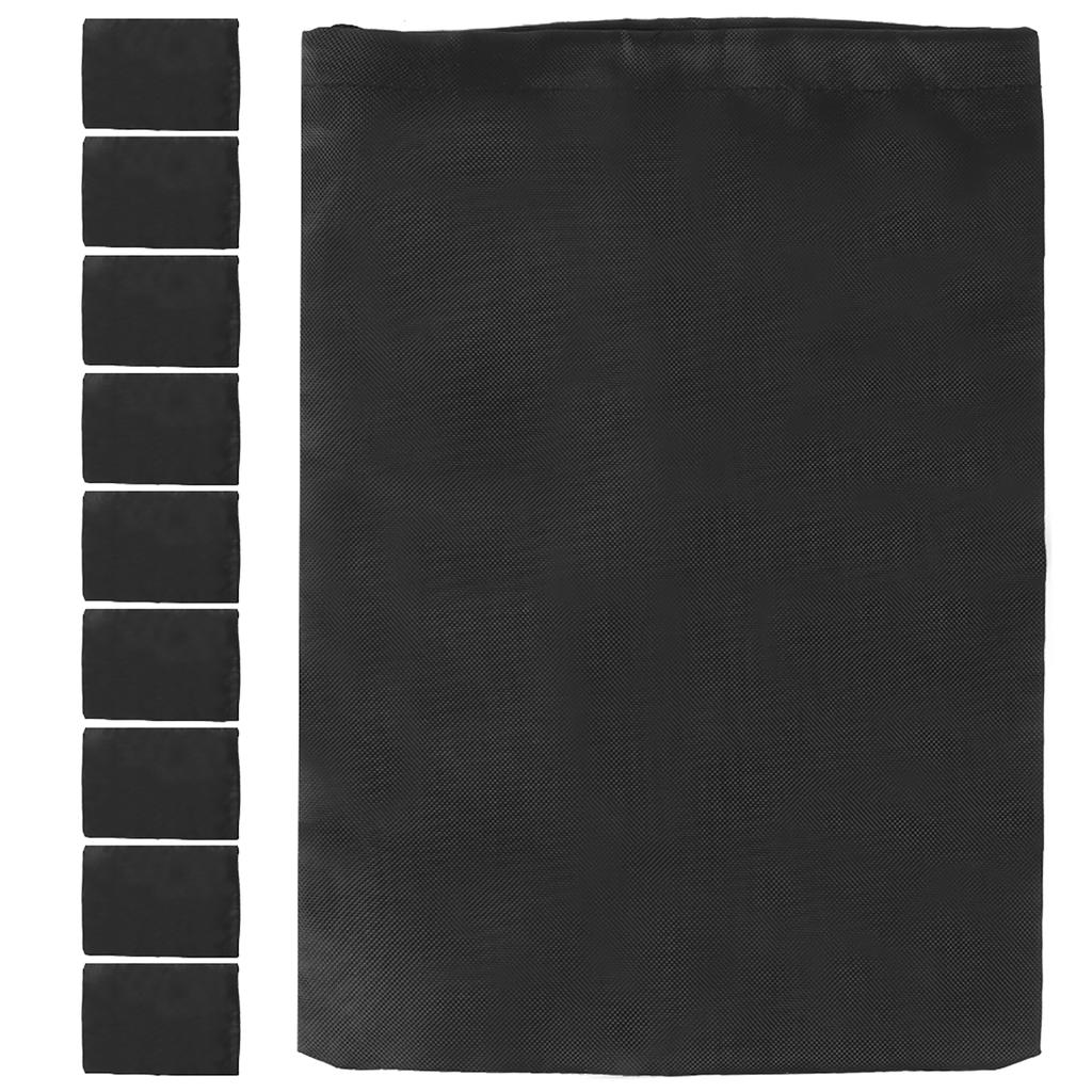 Черная сумка-мешок на шнурке Полиэстеровый мешочек на шнурке Водонепроницаемая сумка для хранения скакалки