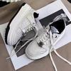 2025 New High-end Versatile Platform White Shoes Women's Autumn Popular Hong Kong Style Board Shoes Super Fire Casual Sports Shoes