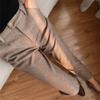 Women High Waist Trousers Soft Comfortable Trousers for Women Herringbone Print Women's Suit Pants High Waist Slim for Formal