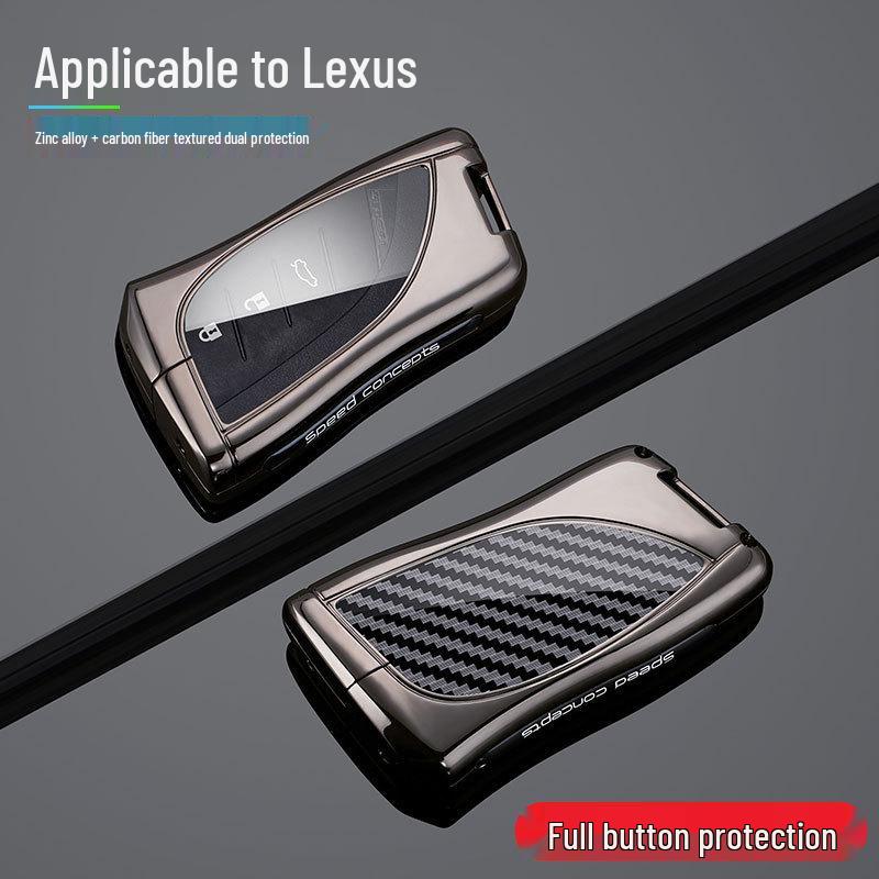 Lexus Key Case for ES200, ES300h, NX200, ES260, LS, RX300 - Car Key Shell with Buckle