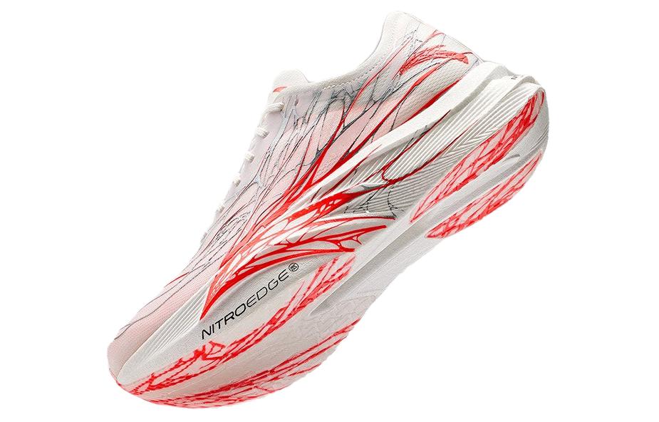 Men's Sneakers Anta C202 5 GT Cushioning, Wear Resistant Low top Marathon Running Shoes Men's Red White