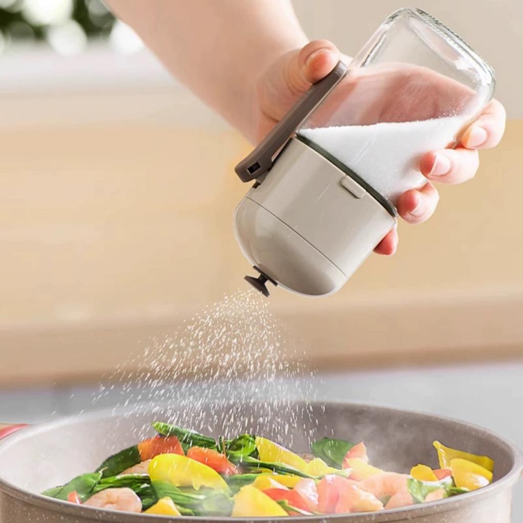 Солонка из нержавеющей стали, 2 шт., точный количественный дозатор для специй, дозатор, солонка, контейнеры для специй, дозатор для бутылочек с приправами