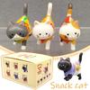 Snack Cat Walking Kitten Wearing Candy Food Packaging Ornaments Box Toys Blind 6 Boxed Bag P7I5