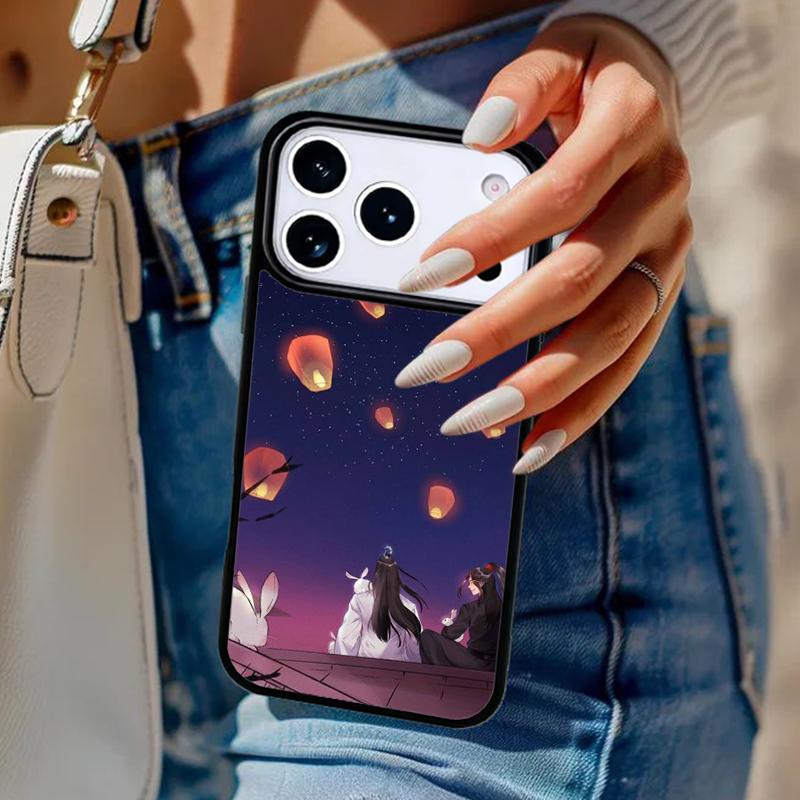 Чехол для телефона аниме Мо Дао Цзу Ши Для iPhone 17 Air 14 15 13 12 Max Чехол Для Apple 14 15 16 16e 11 Pro Max Plus Coque