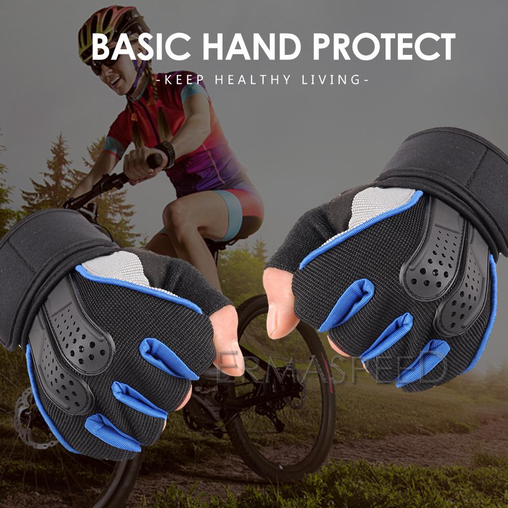 Мужские мотоциклетные перчатки, противоударные, износостойкие, дышащие, для занятий спортом на открытом воздухе, велосипедные перчатки, летние перчатки без пальцев для верховой езды