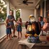 Waterproof Eagle Garden Statue Weather-Proof Bird Sculpture Ornament  Garden Decor