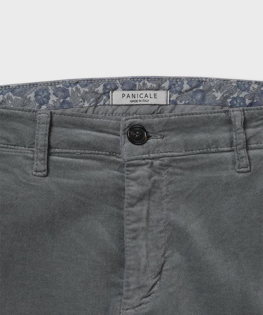 PANICALE Slim Fit Premium Cotton Pants [Gray]