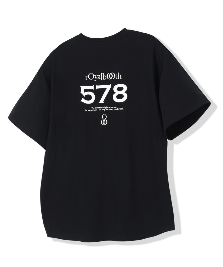 Короткая футболка Loyalbuseu Royal № 578 [Черная]