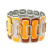 [H8392] - Orange 'Coloring' Designer Bracelet