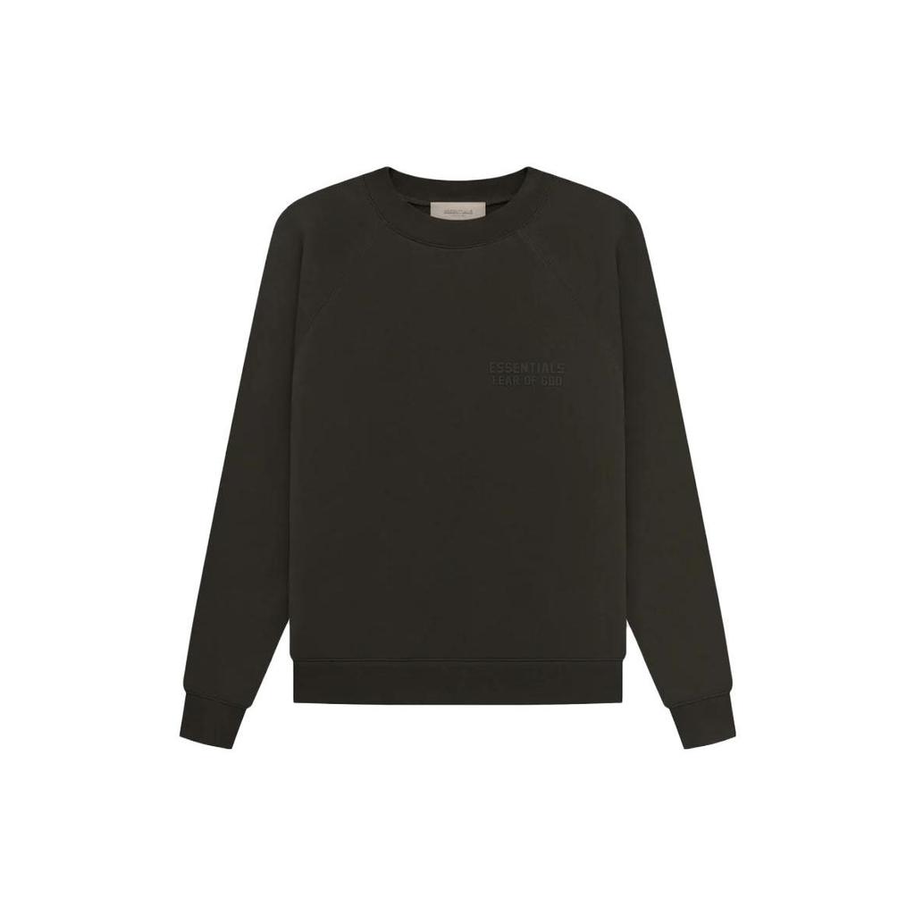 Fear of God Essentials Свитшот с круглым вырезом Черный Мужские Топы 192BT222040F
