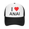 Модная унисекс I Love Anal Hat Trucker Hat для взрослых Регулируемая бейсболка для унисекс WoUnisex Солнцезащитные шляпы Snapback