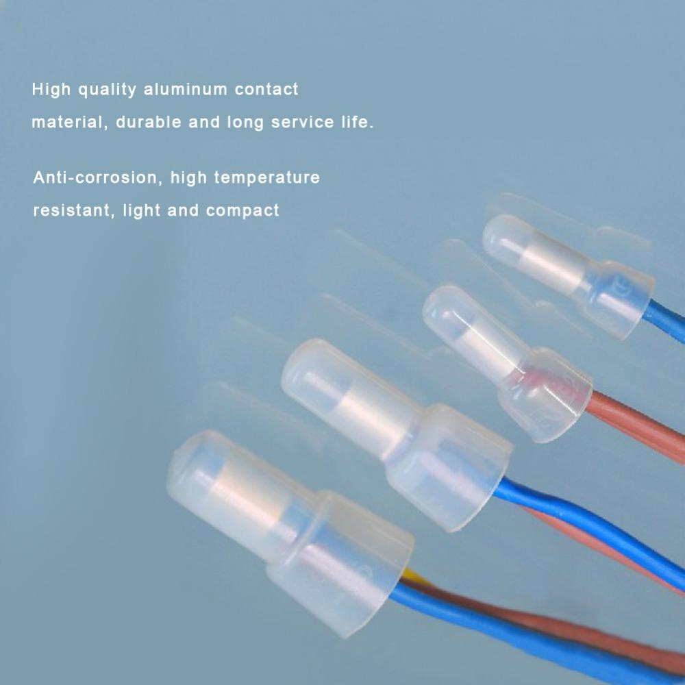 300Pcs CE-1/2/5 Close End Cap Crimp Terminals AWG 22-16/16-14/12-10 High Efficiency Closed End Crimp Connectors