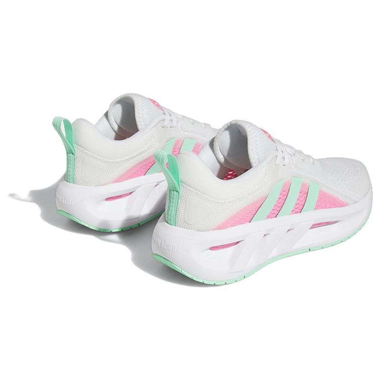 adidas CLIMACOOL ВЕНТИЛЯТОР Беговые кроссовки Женские Низкие Белый/Розовый/Зеленый HR0082