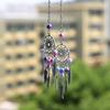 Pentagram Moon Rearview Mirror Hanging Dream Catcher Pendant Car Pendant Car Hanging Ornaments