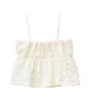 Music Sweater Vest Jacquard Bustier for Ivory [Earth & Ecology] Women,