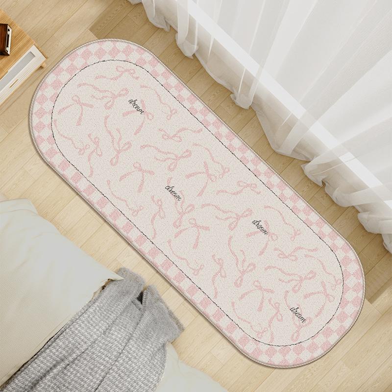 Teenage Cartoon Cute Cream Wind Bedroom Bedside Carpet Corridor Aisle Sofa Window Floor Cushion Home Decoration Summer
