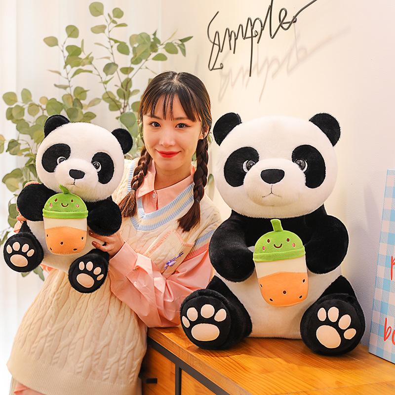 Национальное сокровище Кукла Панда Плюшевая игрушка Сычуаньский туристический сувенир Кукла Кукла Молочный чай Красная панда Тряпичная кукла