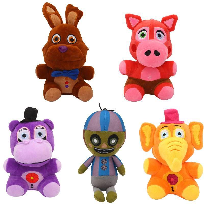 Пять ночей у Фредди 7,87 дюйма Плюшевая игрушка Кролик Слон Свинья Мягкая Милая Мультяшный Подарок