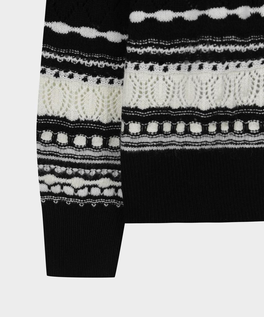 Brooks Brothers [Women'S] Wool Multi-Stitch Cardigan (Multi) (Bbwcwff401)