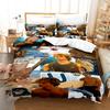 JJ-Maybank Комплект постельного белья Лоскутные элементы Пододеяльник Полный размер Комплект одеяла Мерч знаменитостей Домашний декор Постельное белье