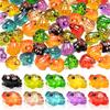 10Pcs Luminous Mini Resin Frogs Figurines, Glow In The Dark Frog Animals Tiny For Diy Fairy Garden, Glass Container