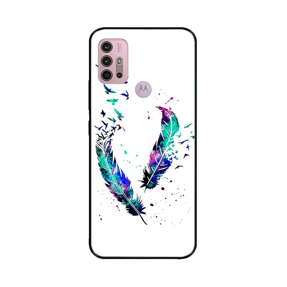 Чехол для Moto G30 Крутой модный узор Задняя крышка для Motorola Moto G10 G20 Чехол для MotoG30 G 30 Бампер Мягкий ТПУ Силиконовый чехол