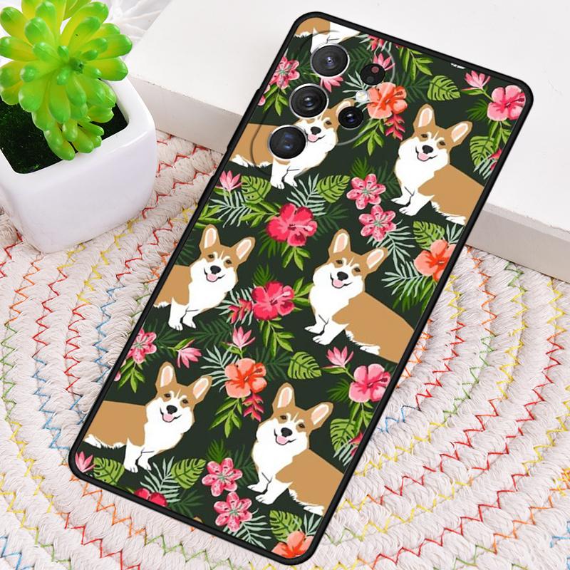 Коллаж с вельш-корги Чехол из ТПУ для телефона Samsung Galaxy note 10 pro S26 S25 S24 S23 S22 Ultra Plus S21 FE S20 Ударопрочный чехол