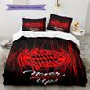 FCB logo  Pattern Bedding Quilt Set Quilt Cover Pillowcase Home Decoration Birthday Gift (1 * duvet cover + 2 * pillowcase, without core)