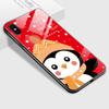 Чехол для телефона из закаленного стекла для iPhone Samsung Galaxy Infinix TPU Soft Edge с рисунком Рождества Санта-Снеговика Оленя Лось Пингвин Узоры Чехол для смартфона