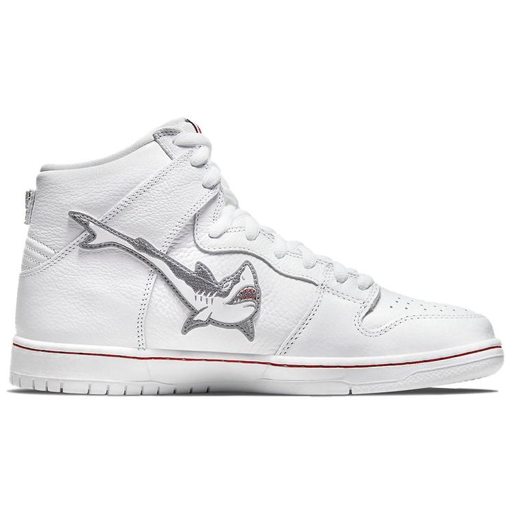 Nike X Oski SB Dunk High Shark 'Белый Серый' Мужские CI2692-100
