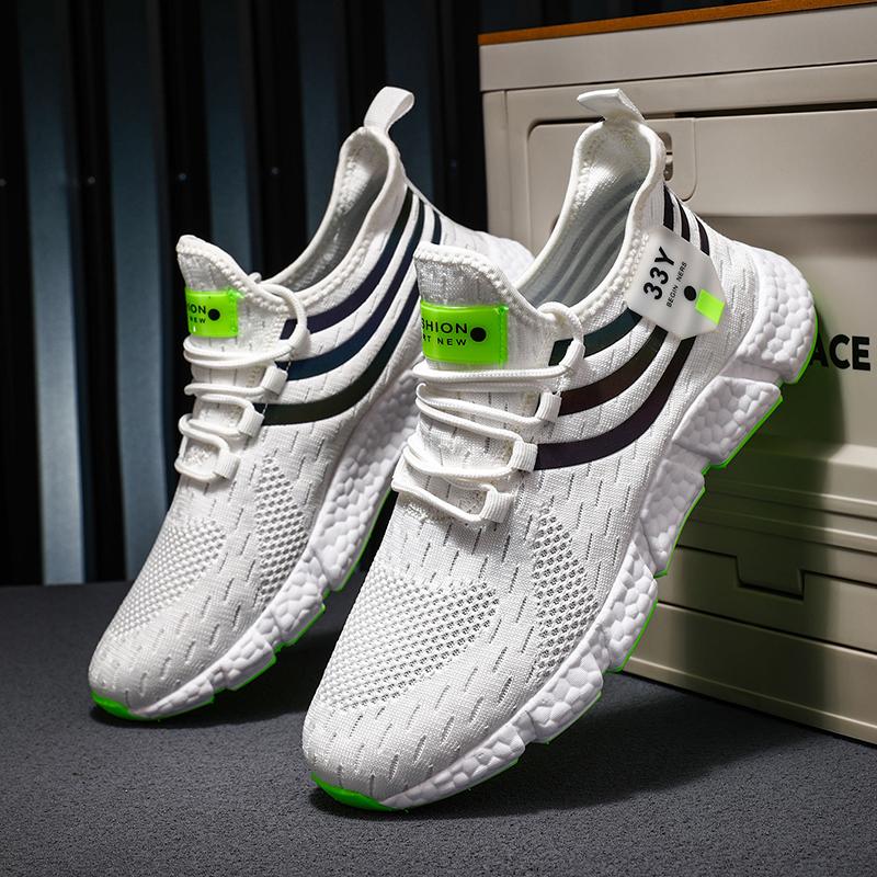 Men's Women's Running Shoes Outdoor Breathable Mesh Sneakers Fashionable Casual Walking Shoes Comfortable Jogging Sports Shoes