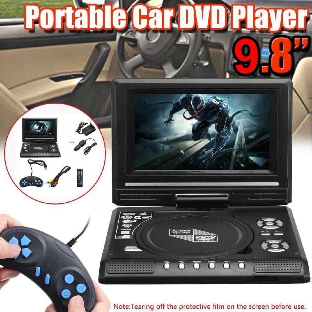 9.8 Inch Multifunction Car DVD EVD VCD Player High Definition Broadcast Equipment Portable Mobile Video Player