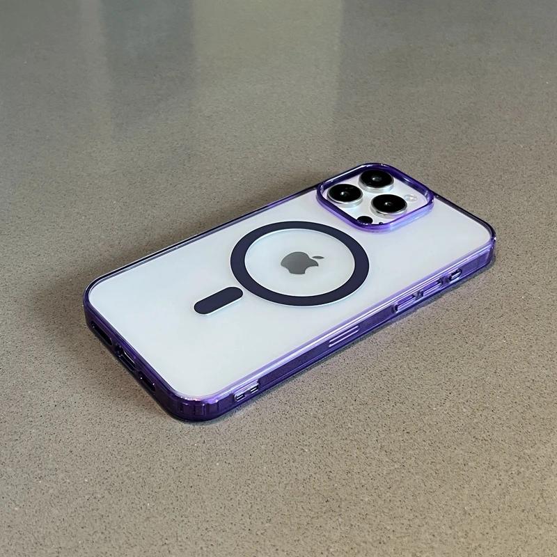 Luxury Matte Magsafe Wireless Charging Phone Case For For Iphone 11 12 13 14 15 16 Pro Max Plus Bumper Magnetic Transparent Cover