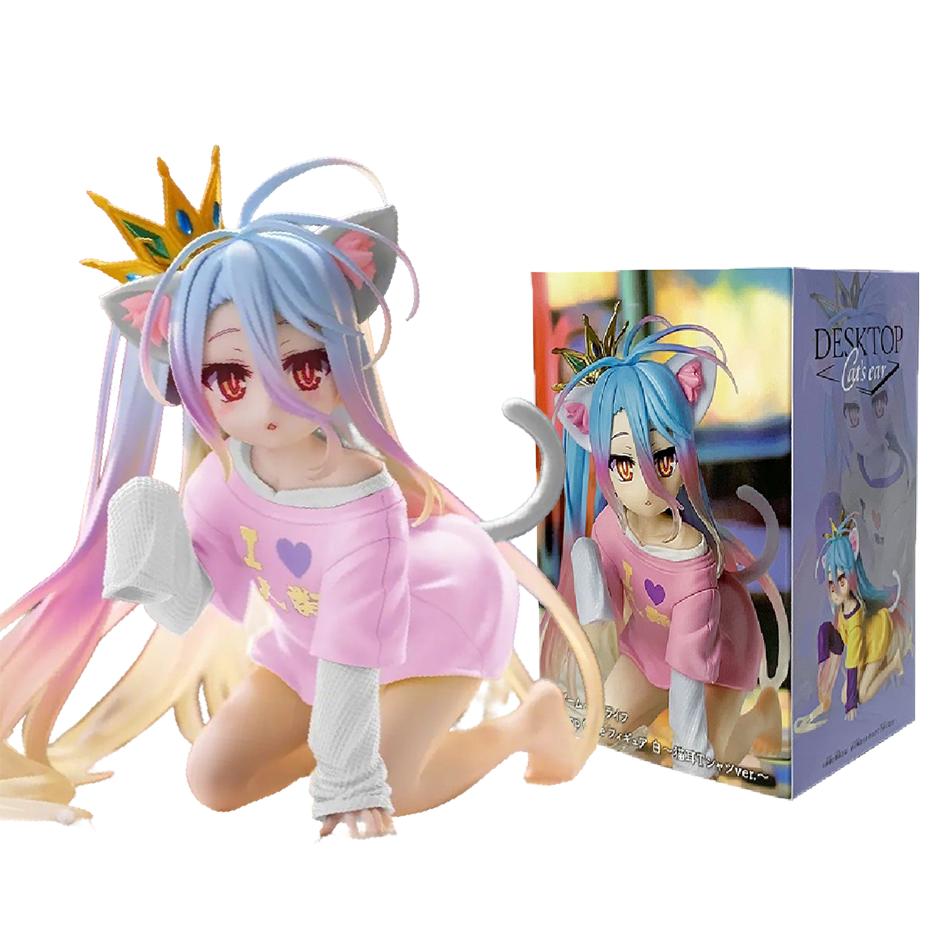 Новая 13СМ Аниме NGNL No Game No Life Фигурка Белая Аниме ПВХ Аниме Фигурки Экшн Модель Коллекция Украшение Аниме Модель Игрушка Подарок