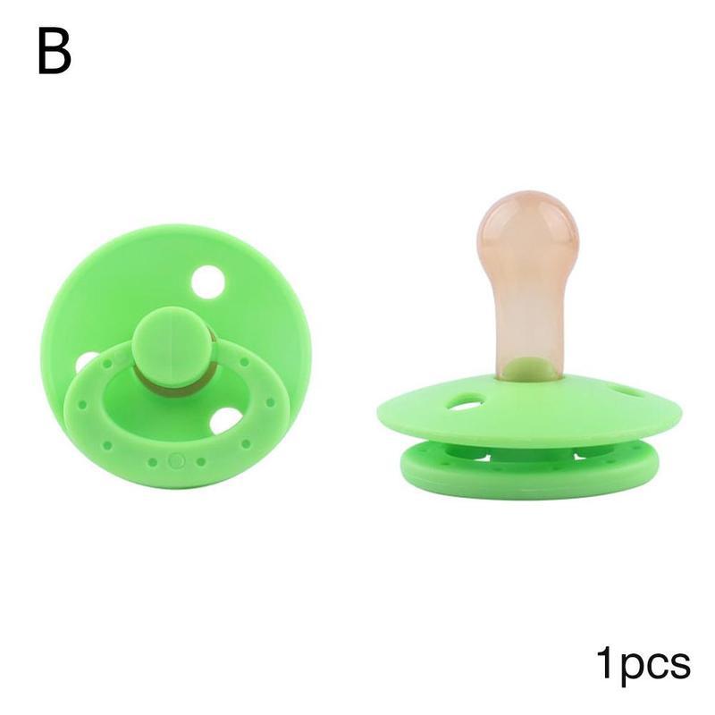 Мягкая силиконовая соска, портативная соска для детского сна, имитация грудного молока, соска для прикуса, зубы для грудного вскармливания, детские товары, экологически чистый полипропиленовый корпус
