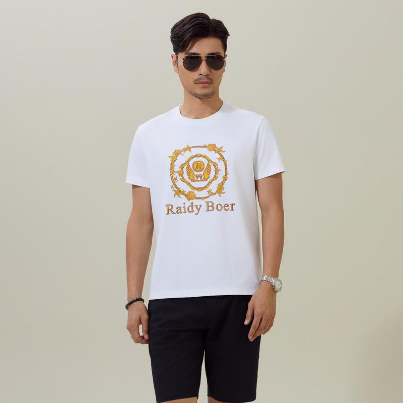 2026 Summer Men's Printed Ocean Classic Short-sleeved T-shirt