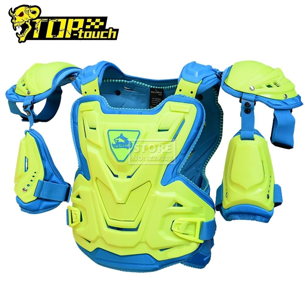 Детский защитный костюм для мотоцикла, детская броня для мотокросса, квадроцикла, мотоцикла, нагрудника, костюм для катания на лыжах, коньках, велосипеде, скутере