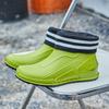 Fashion 2024 New Rain Boots Women Waterproof Men's Short Rain Boots Non-slip Kitchen Water Shoes Thick-soled Fishing Rubber Shoe