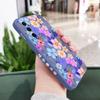 Яркий Цветочный Чехол для Телефона Huawei P40 P50 P30 P20 Pro Lite Nova 5t Y7A Mate 40 30 20 Pro Lite Жидкий Силиконовый Чехол