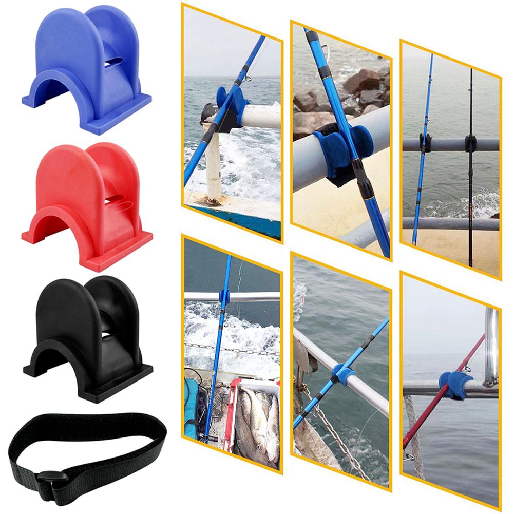 U-Shaped Fishing Pole Rack Portable Fishing Feeder Pod Stand TPE Fishing Rod Stand Fishing Gear Accessories