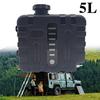 Fuel Tank 5L Strong Durable Water Can Leakproof Storage Container Diesel Heater Tank for SUV ATV Most Cars Household Car