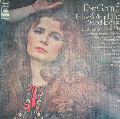 LP-пластинка RAY CONNIFF SINGERS & THE ORCHESTRA - Я хотел бы научить мир петь (I SOPJ8 CBS 1971 Япония Классика Б/У