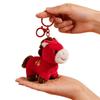 Chinese Style Plush Horse Keychain Creative Chinese New Year Gift  Car Decoration